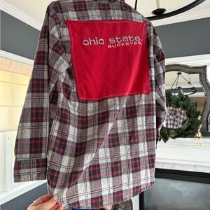 Ohio State Buckeyes Plaid Flannel size small
